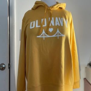 Women’s Yellow Old Navy Hoodie